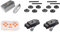 2 sets of train motors and accessories, one lithium battery (no battery case, therefore no additional batteries required), remote control, all parts compatible with technical train and Lego