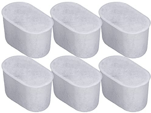 Kaffeemaschine Wasserfilter, 6PCs Aktivierter Kohlenstoffhersteller Sage Barista Express Wasserfilterkern für Wiederverwendbare Filter Ersatz Kompatibel mit