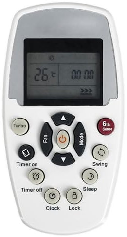 Telecomando for condizionatore d'aria for Whirlpool DG11E5-05(wlp1) DG11E3-04 ASH-110C1 Sostituzione telecomando