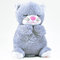 Kögler 45238 - Peluche Chat Qui respire pour s'endormir, Taille env. 26 cm, avec mouvements respiratoires et Fonction Lumineuse sur Simple Pression d'un Bouton, avec Musique d'endormissement