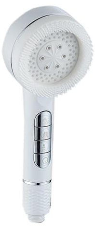 Shower Head, High Pressure Shower Heads with 8 Modes, Power Shower Head, Universal Water Saving Large Shower Heads, for Low Water Pressure (White-1)