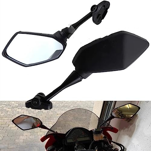Motorradspiegel Für Yamaha YZF600 YZF R1 R6 R3 R125 R25 R15 2003 2004 2005 2006 2007 2008 2009 Motorrad Spiegel schwarz Moto Rückspiegel