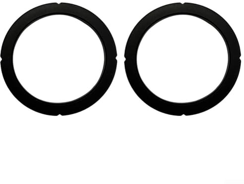 Silikon-Dichtungsring für Kaffeemaschinen von Nuova Oscar, 72 mm x 57 mm x 7,1 mm Brühkopfdichtung, schwarzes Ersatzteil für Espressomaschinen (2 Stück)