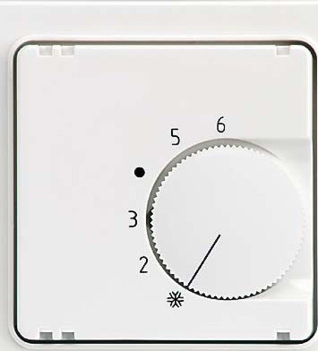 Elso 227100 Zentralplatte Temperaturreglereinsatz Fab, perlweiß