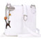 Catwalk Collection Handbags - Damen Leder Umhängetasche - Crossbody Bag/Handtasche Klein - Verstellbarer Schultergurt - LENA - Weiß