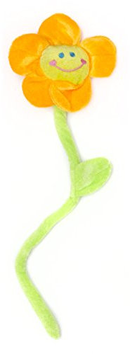 GOODS+GADGETS Singende Happy Birthday Blume in 5 Farben - Geburtstags-Geschenk mit Melodie - Gelb-Orange