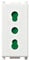 VIMAR 0T14203 Plana-Steckdose SICURY, 5 Stück, 2P+T 16 A 250 V~ Italienischer Standard Typ P17/11, Weiß