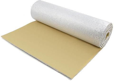 sourcing map Auto Fahrzeugdämmung, Motor Hitze Matte, Dämpfungsmatten, 60x100cm, 236Mil