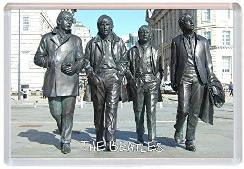 The Beatles - Statue - Liverpool - 96 x 67mm Jumbo Fridge Magnet
