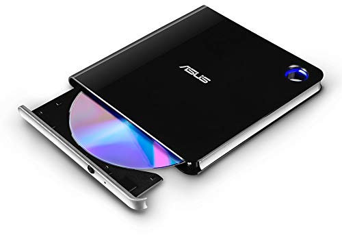 ASUS SBW-06D5H-U Blu-ray Drive External Portable Bus Powered USB 3.1 Win&Mac Ultra Slim Type-C M-DISC Writing Software Included