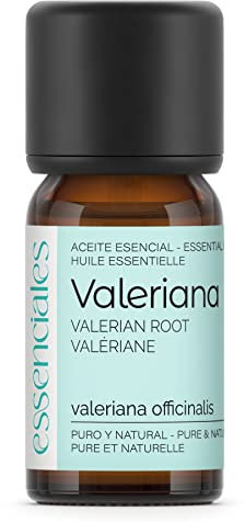 Essenciales - Aceite Esencial de Valeriana, 100% Puro, 10 ml | Aceite Esencial Valeriana Officinalis