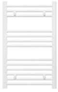 facula - Radiador Toallero DE Agua Ocean Blanco 803x500mm | (NO Eléctrico) | 3 Soportes+purgador | Conexiones 3x1/2