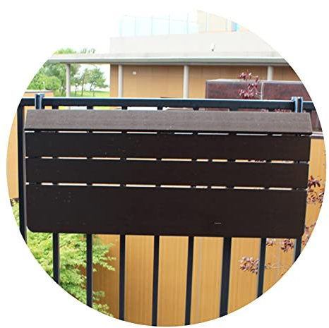 Balkonhängetisch Holz Klappbar,Folding Table Balkon GeläNder HäNgetisch | Computertisch | Home Kleine Bar | Klapptisch Heben | Balkon Beistelltisch | Sonnenschutz, Regendicht, HöHenverstellbar