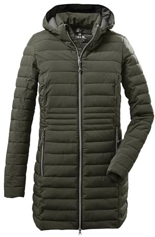 G.I.G.A. DX Female Parka fonctionnelle décontractée en duvet avec capuche amovible Bacarya, olive, 46, 34275-000