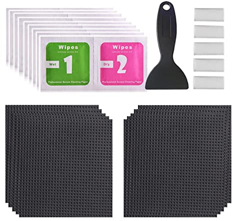 Baoblaze Trampolin-Reparaturflicken, Netz-Reparatur-Zubehör, Befestigung, 10,2 cm, wasserdicht, für Sport, 10 Stück