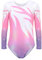 Bezioner Ragazze Ginnastica Leotards Body Danza Claasica Balletto Ginnastica Artistica per Bambina Manica Lunga per Bambini Rosa 4-6 Anni