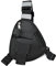 UAYESOK Two Way Radio Chest Pouch Holder Radio Chest Pack Shoulder Harness Holster Universal Vest Bag Case with Nylon Strap Belt for BAOFENG Motorola Midland Icom Cobra Walkie Talkie (Black)