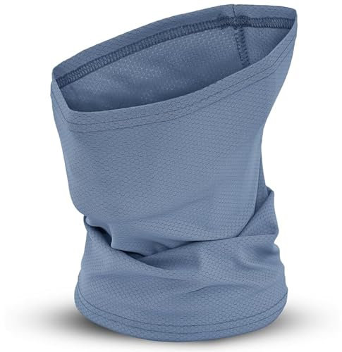 Hilltop Halstuch Herren & Damen | Multifunktionstuch Damen & Herren | Ideal als Stirnband, Schlauchschal | Perfekt zum Sport machen & Schwitzen, Neck Warmer:Grey