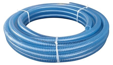 38mm 1 1/2 (30m) Spiralschlauch Saug-/Druckschlauch Transparent