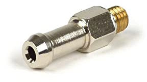 BGM Unterdruckanschluss mit O-Ring universal M6, Schlüsselweite 8, innen 3,5mm, außen 6,1mm, Länge 30mm kompatibel für Roller, Scooter, Mofa, Moped, Vespa, Lambretta Anschlußnippel
