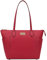 PAUL COSTELLOE Genuine Leather Tote - Luxurious & Stylish Women's Handbag, Large Ladies Work & Shopping Bag, MORAVA (CERISÉ)