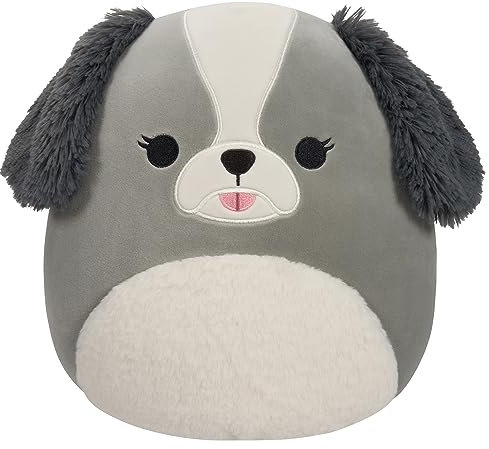 Squishmallows SQCR04578 - Malu der Shih Tzu 30 cm, offizielles Kelly Toys Plüsch, superweiches Kuscheltier