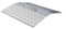 Tür Schwellenrampe Schwellenbrücke Rollstuhl Rampe Länge Aluminium Alu, Schwellenrampe:100 cm (125)