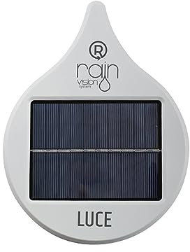 GNCGarden Pannello solare di ricarica Rain Vision Luce per programmatori ricaricabili | Piastra solare per programmatore | Generatore solare per irrigazione - Programmatore di irrigazione