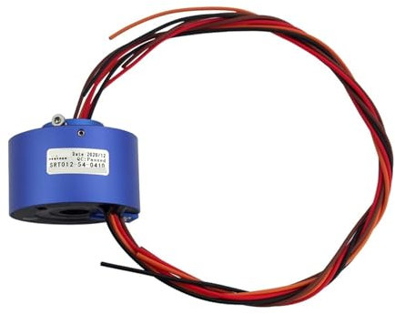 SHYISY Mini-Schleifring Schleifring, leitfähiger Schleifring, Durchgangsloch, 12,7 mm4 Draht, 10 A, Schleifring, Bürstenkollektorring