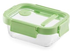 Lékué Récipient hermétique 100% verre 370 ml rectangulaire