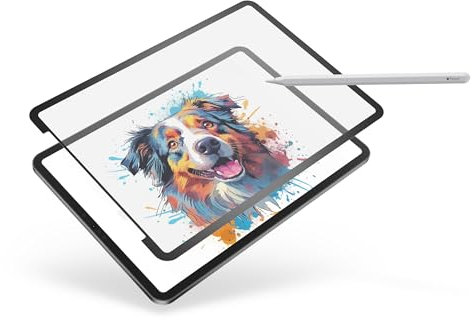 UPPERCASE GhostPaper™ Air con tecnologia di montaggio Air-ttach™ Premium Paper Feel Writing Sketching Surface Screen Protector per iPad (1, iPad Air/Pro 10.9/11.0 pollici)