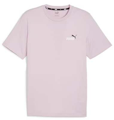 PUMA Herren Essentials+ zweifarbiges T-Shirt mit kleinem Logo SGrape Mist Purple