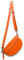 ADEL Bauchtasche Damen Echtleder Sandy Handgemachte Umhängetasche Crossbody Bag mit Stilvollem Verstellbarem Ledergurt 2 Fächer Stylische Schultertasche Made in Italy Tasche (Orange)