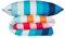 Schiesser Bettwäscheset Happy Stripe | 2-teilig | Gestreift | Renforcé | 100% Baumwolle | Oeko-Tex Zertifiziert | Reißverschluss | 135x200cm + 80x80cm | Türkis