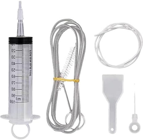 Fridge Dredging Kit | Reusable - Refrigerator Drain Hole Clog Remover Cleaning Tool | Refrigerator Drain Unblocker Kit | Fridge Drain Hole Clog Remover | Anti Clogging Kit for Refrigerator Cleaning