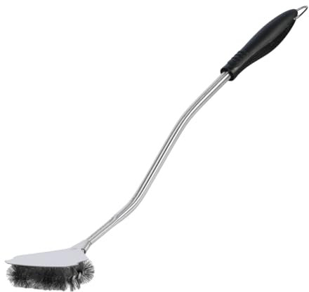 FORNEZA - Brosse avec grattoir pour nettoyage four à pizza, aluminium de première qualité, longueur 79,5 cm et diamètre 29,6 cm