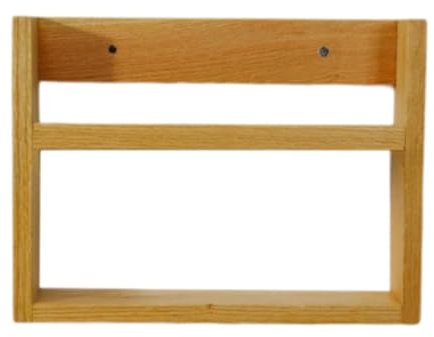 LOVIVER An der montierter Zeitschriftenhalter, Aufbewahrungsregal aus Holz, dekoratives nordisches Zeitschriftenregal, Zeitungs- und Buchregal für die