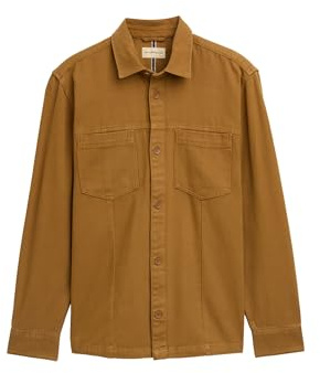 TOM TAILOR Herren Overshirt mit Brusttaschen