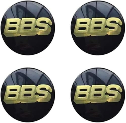 4 Stück Auto Nabendeckel Aufkleber, Radnabenabdeckung-Logo für BBS 70mm, Nabenkappen Abzeichen Sticker, Felgen Aufkleber,C