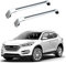 CCLXWY 2 Stück Kompatibel mit Hyundai Tucson 2016-2021 Aluminium Dachträger Relingträger,Dachgepäckträger Alu Relingträger,A