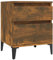 HETFTJN Arzneischrank Gartenschrank Haushaltsschrank Mehrzweckschrank Geräteschrank Outdoor - Nachttisch Räuchereiche 40x35x50 cm für Keller Wohnzimmer Outdoor Abstellraum