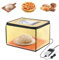 Brot Gärbox Sauerteig, Brot Gärbox mit Heizung und NTC-Temperatursensor, Brot Gärschrank, Elektrischer Gärkasten für Brot mit Einstellbare Temperatur und Timer für Teig, zum Backen, Gären