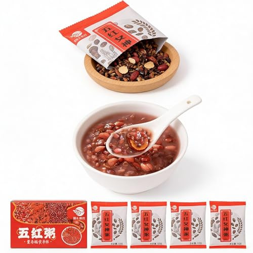 5-Ingredient Mixed Grain Porridge, 525g (1 Box 7 Individual Packets), Ready-to-Cook Cereal, Easy Preparation For Breakfast/Lunch/Snack