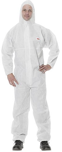 3M 4515 Schutzanzug, Typ 5/6, Größe 4XL, Weiß