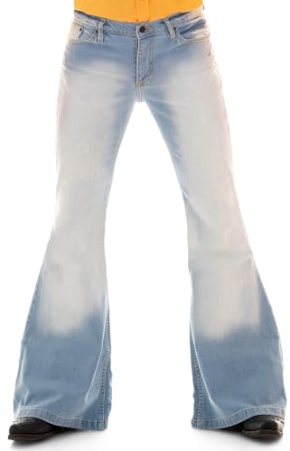 COMYCOM Herren Jeansschlaghose Star Bright super Used 34/36