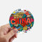 DIYthinker Made In China Asia Chinese-Reise-Kunst Runde Aufkleber 10Cm Wand Koffer Laptop Motobike Aufkleber 8Pcs Diameter 10Cm Mehrfarbig