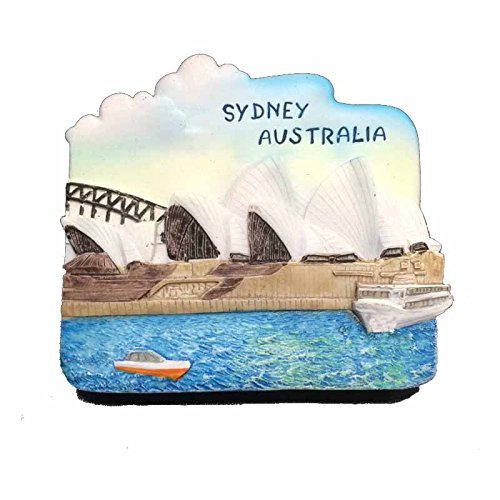 3D Sydney Opernhaus Australien Kühlschrankmagnet Reiseaufkleber Souvenir, Haus & Küche Dekoration Australien Kühlschrankmagnet