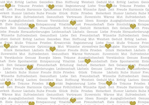 GeschenkpapierVon Herzen - Geschenkpapier für Muttertag, Geburtstag, Valentinstag