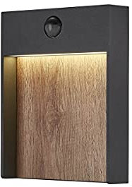 SLV LED Wandleuchte FLATT für die Außenbeleuchtung von Hauseingang, Wänden, Wegen, Terrassen, Fassaden, Treppen | LED Wandlampe, Aussenleuchte, Gartenlampe // CCT Switch (3000K/4000K), 600 Lumen, 16W