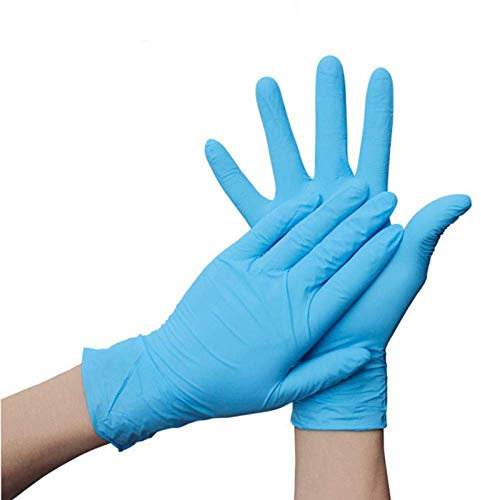 Disposable Nitrile Gloves 200 Pieces Quality Thick Antistatic Work Gloves in Box L